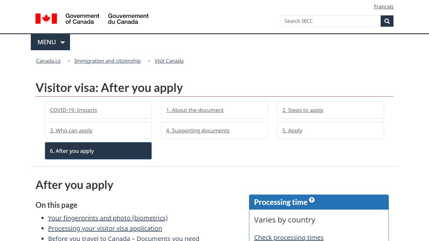 After you apply for a visitor visa - Canada.ca